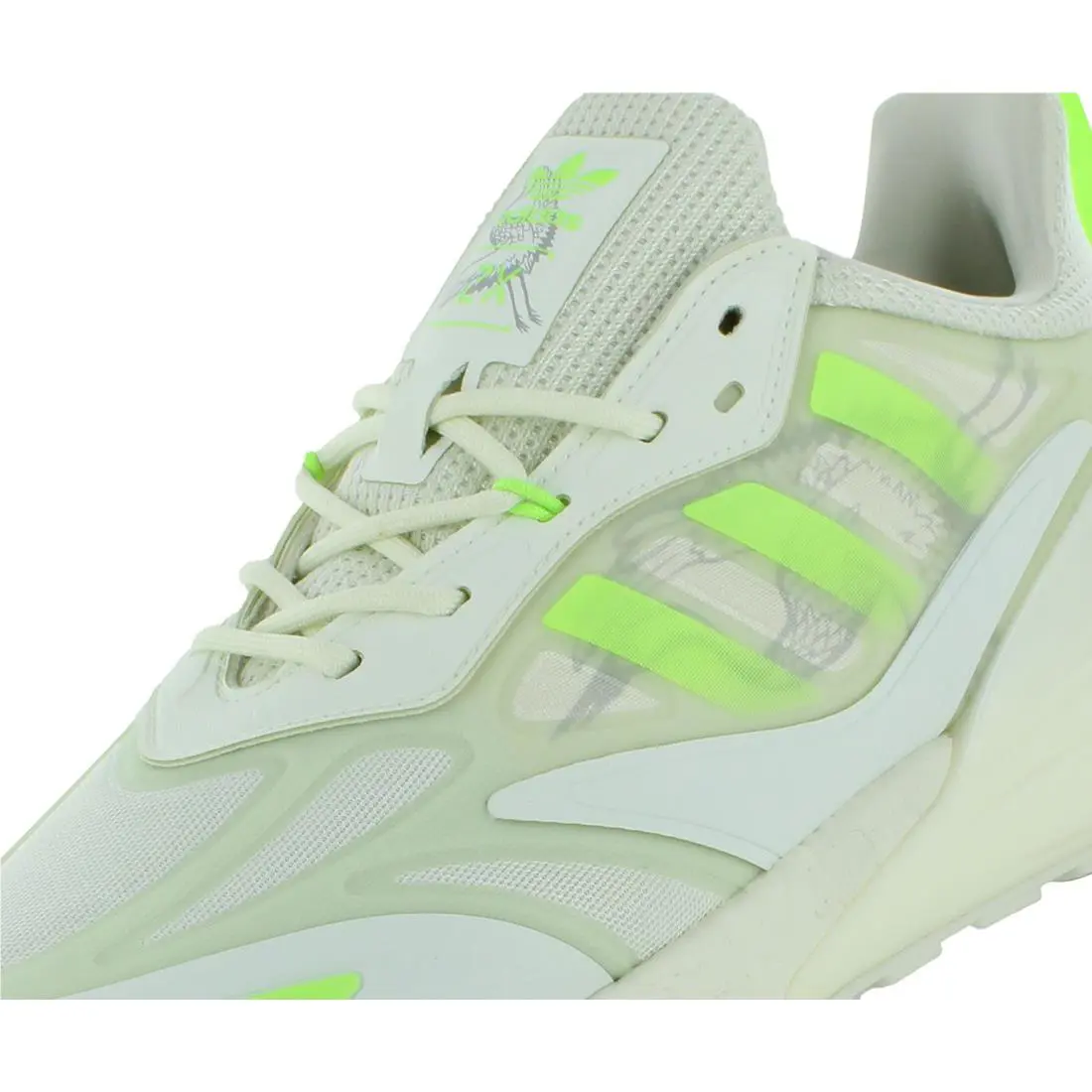 Adidas shoes - White Tint/Signal Green/Grey Two, Full: White Tint/Signal Green/Grey Two (UPC: 195732356829) 0