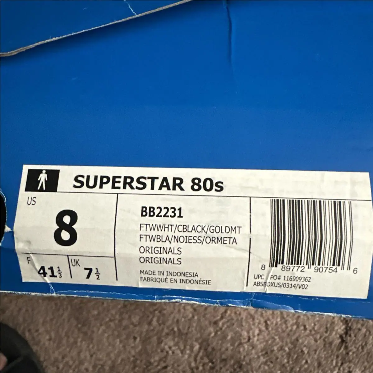 Adidas shoes - adidas Superstar - Superstar - BB2231 - white gold 6