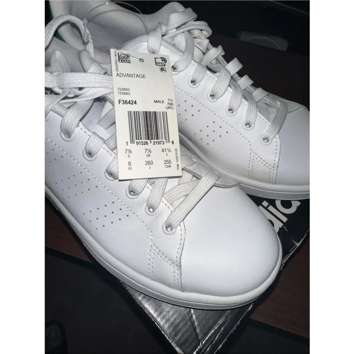 Adidas shoes - Advantage - Advantage - F36424 - White (UPC: 0191526219738) 6