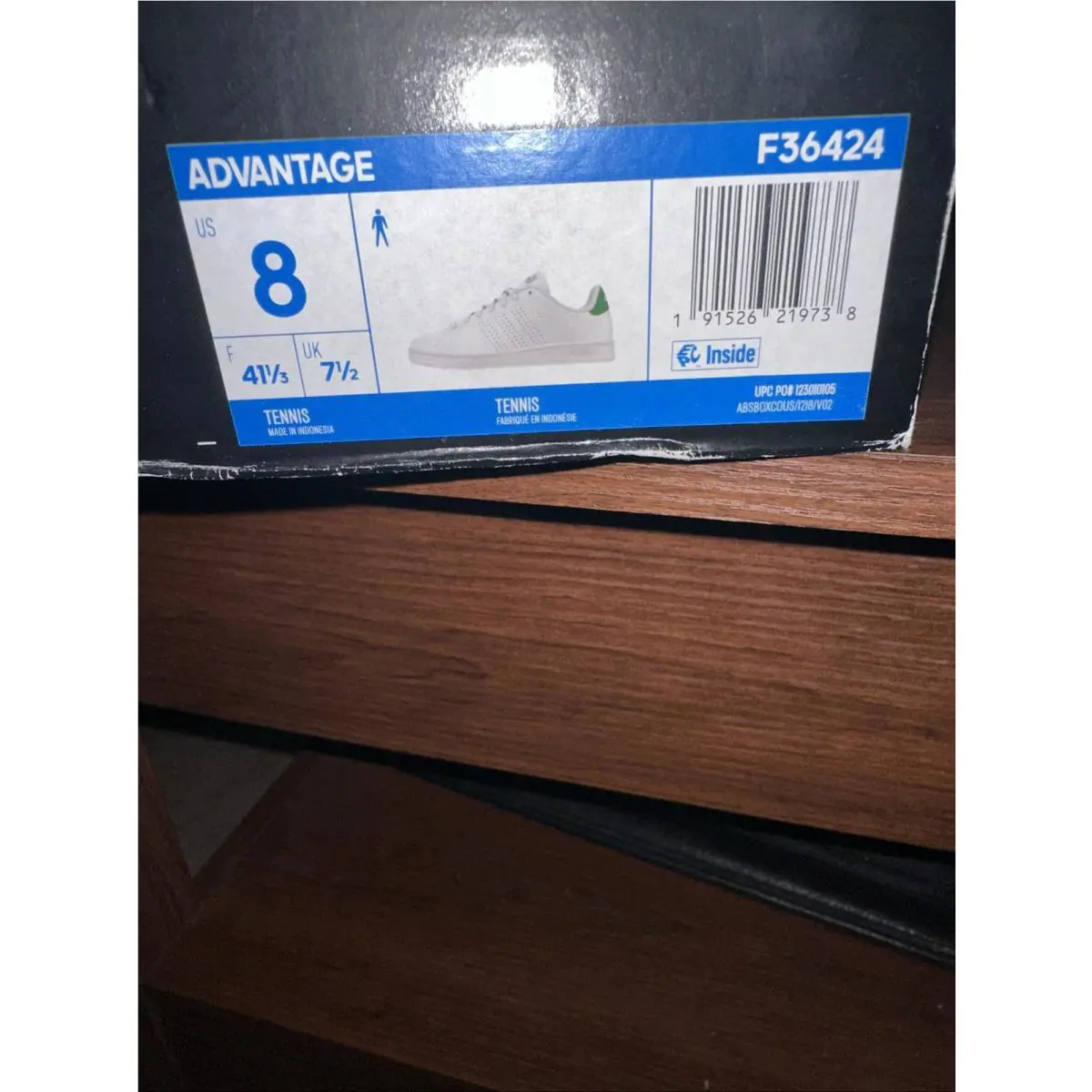 Adidas shoes - Advantage - Advantage - F36424 - White (UPC: 0191526219738) 7
