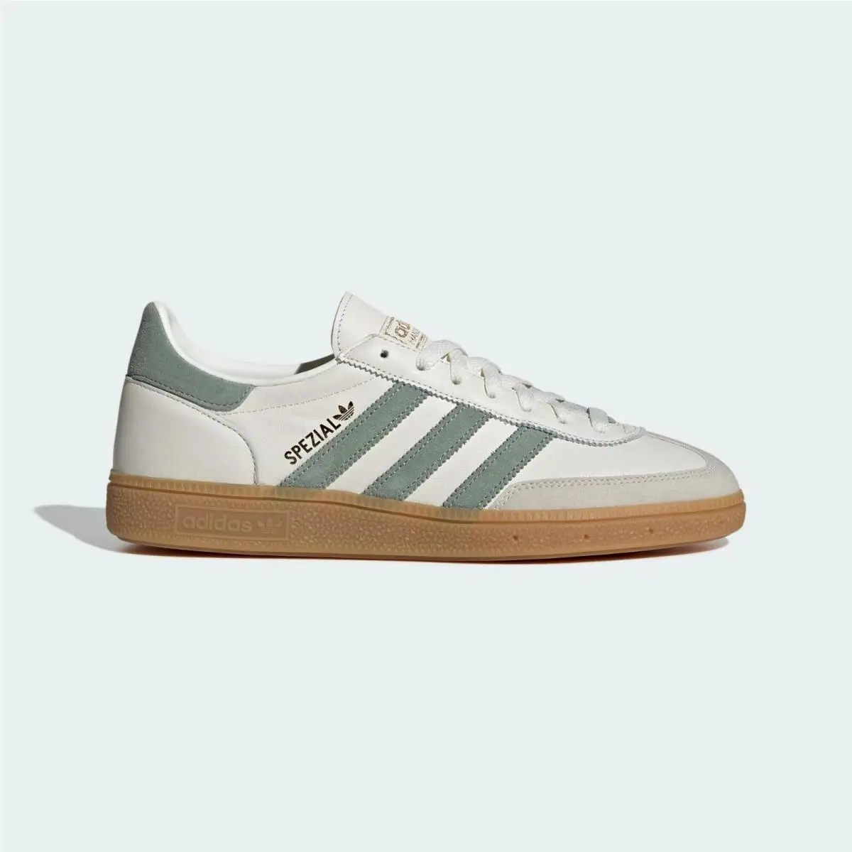 Adidas Handball Spezial Originals Off White/silver Green IF9730 Shoes 11.5