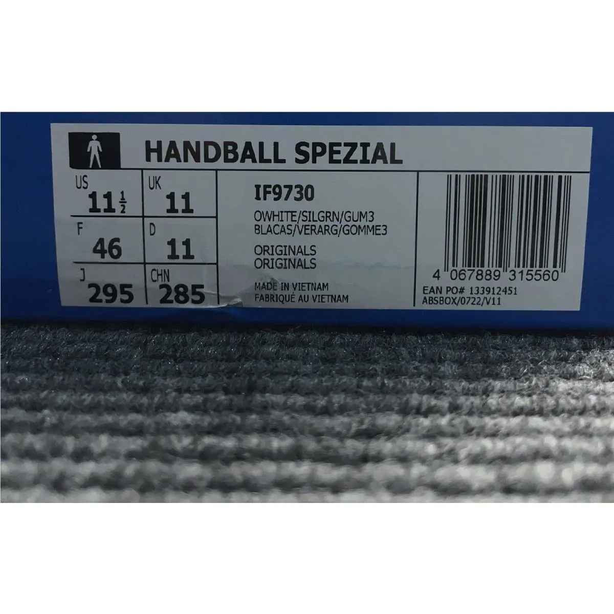 Adidas shoes - adidas Handball Spezial - Handball Spezial - IF9730 - Off White / Silver Green / Gum 9