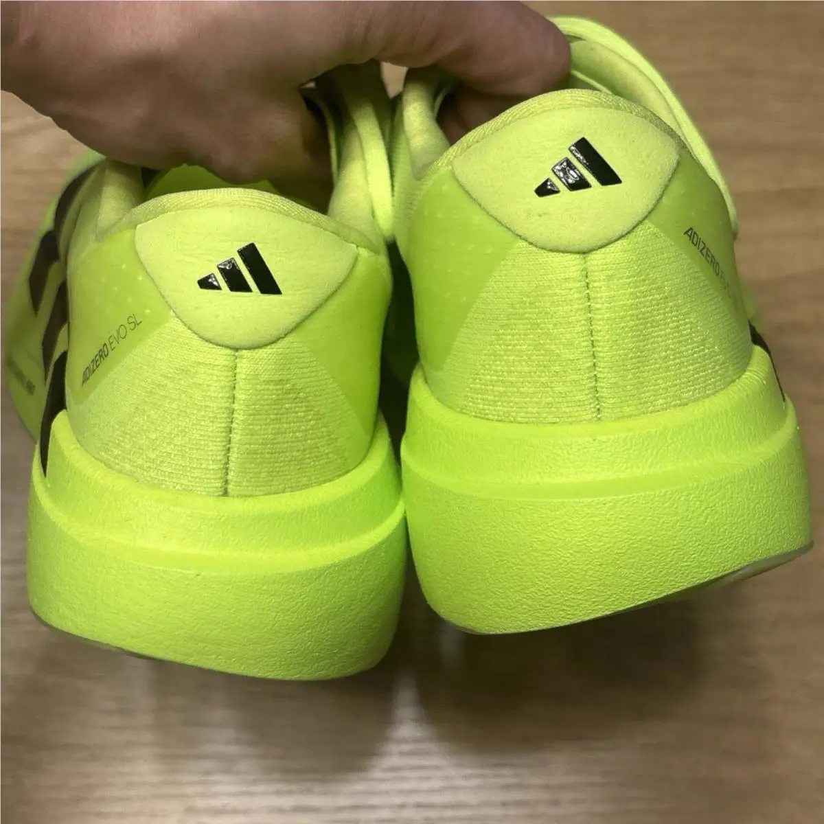 Adidas shoes - adidas Adizero Evo SL - Adizero Evo - JR5839 - Green, Manufacturer: Lucid Lemon/Core Black/Matte Silver 3
