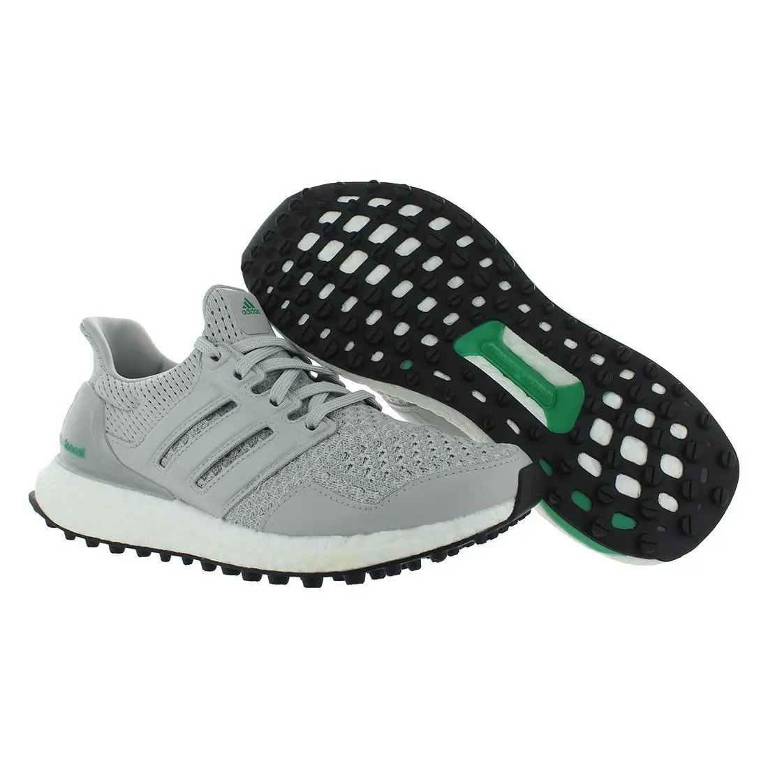 Adidas Ultraboost Golf Mens Shoes Size 4.5 Color: Gray/court Green/white - Gray/Court Green/White, Main: Grey