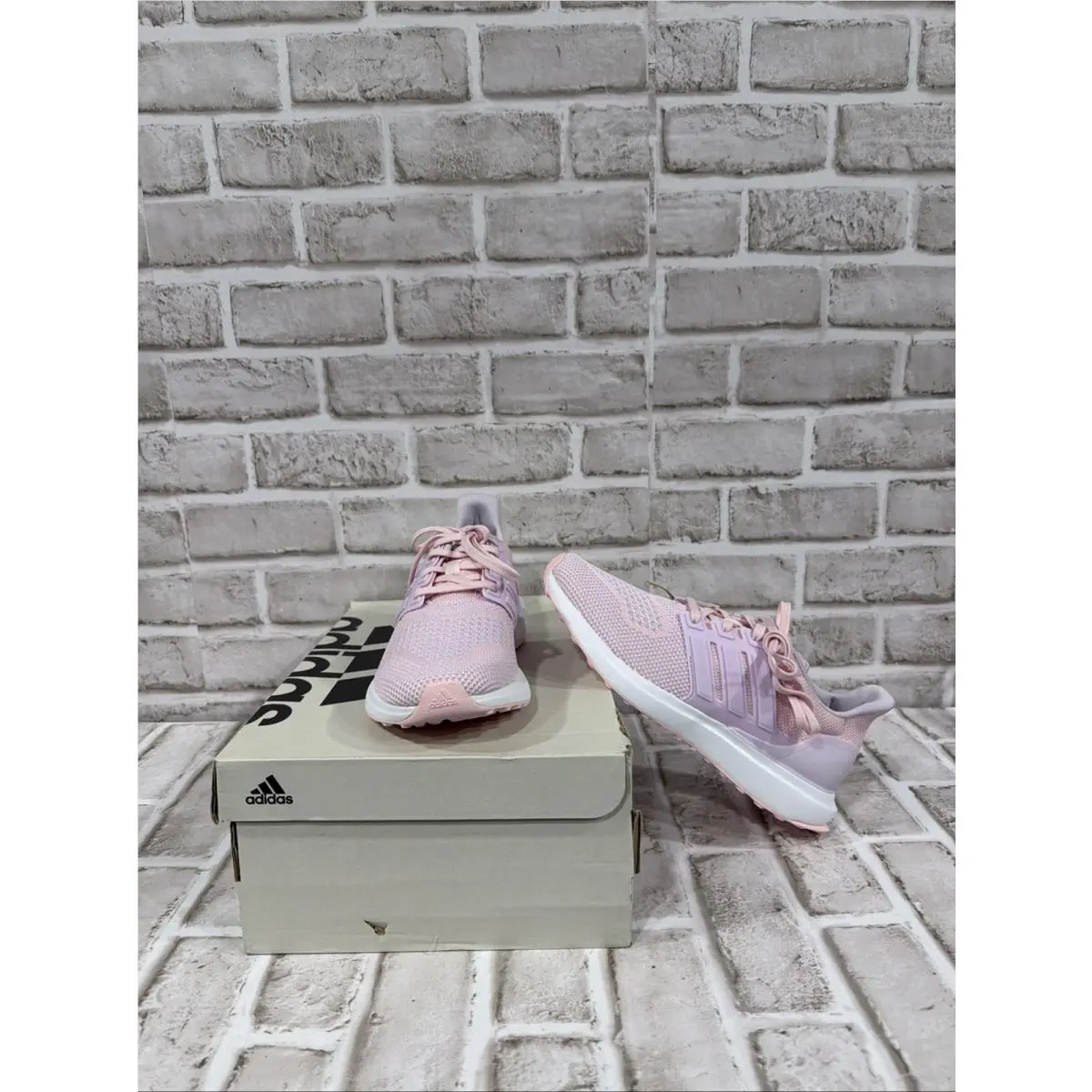 Adidas Ubounce Dna J Big Kids Ice Lavender/cloud White Sneakers IH7553 Sz 6.5