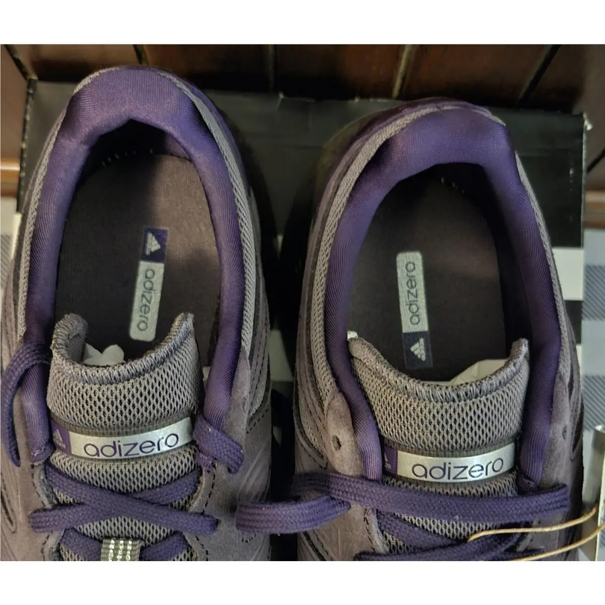 Adidas shoes - GAZELLE INDOOR - GAZELLE INDOOR - IH9663 - GRAY AURA BLACK PURPLE 12