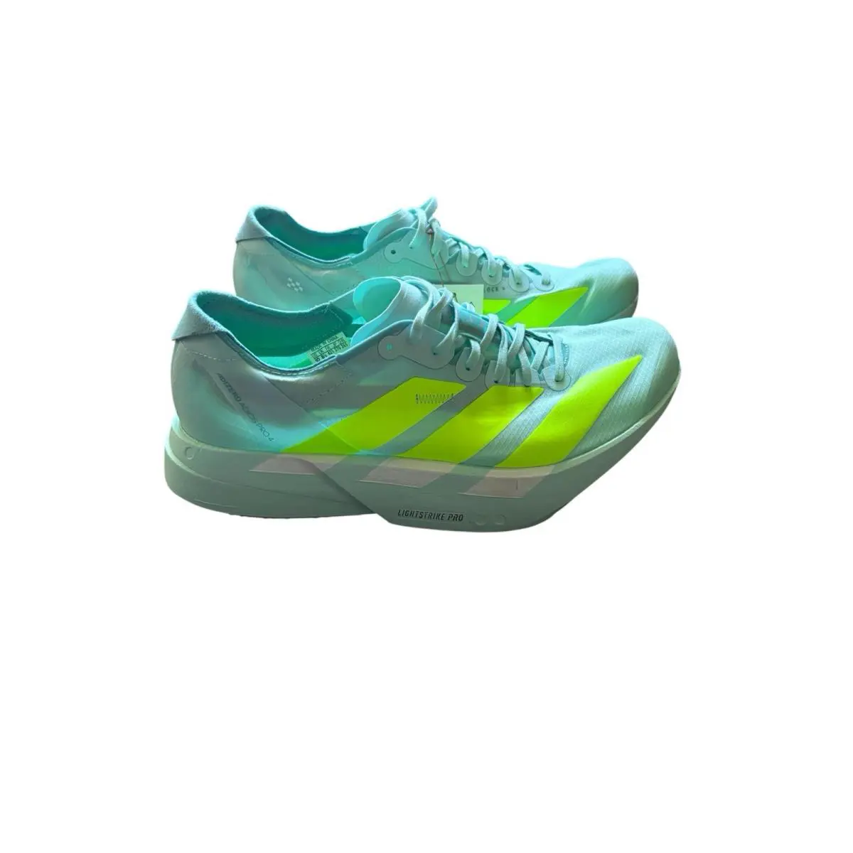 Adidas shoes - Adizero Adios Pro 4 - Adizero Adios Pro - JR1243 - Mint / Aqua / Neon Yellow (UPC: 0197620660001) 1