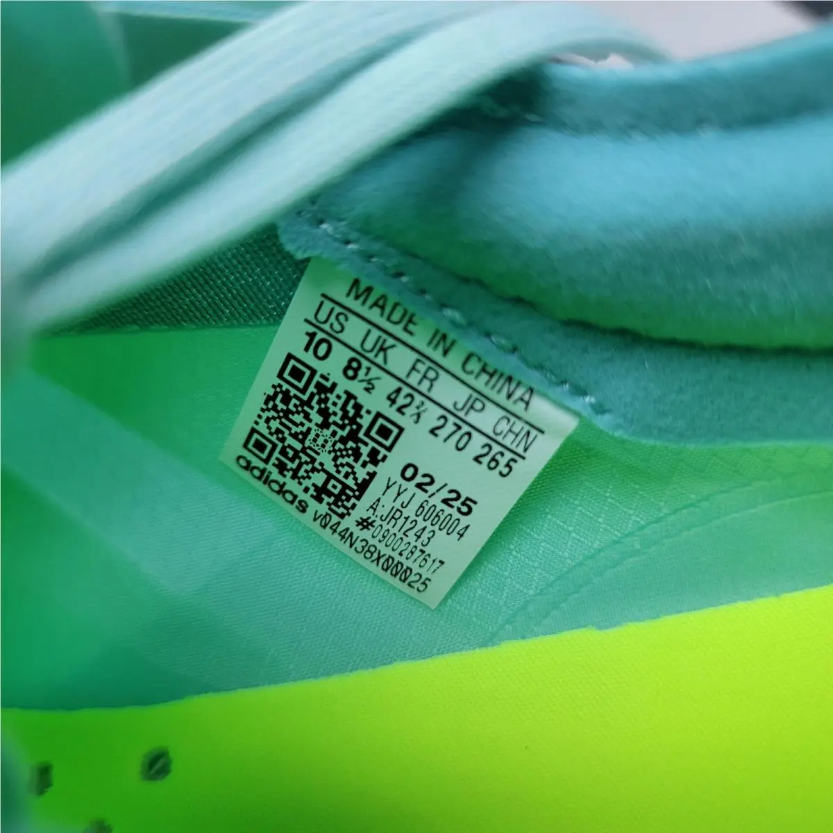 Adidas shoes - adidas Adizero Adios Pro 4 - JR1243 - Semi Flash / Aqua / Lucid Lemon (UPC: 197620660001) 9