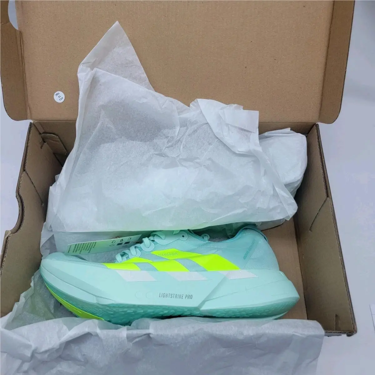 Adidas shoes - adidas Adizero Adios Pro 4 - JR1243 - Semi Flash / Aqua / Lucid Lemon (UPC: 197620660001) 10