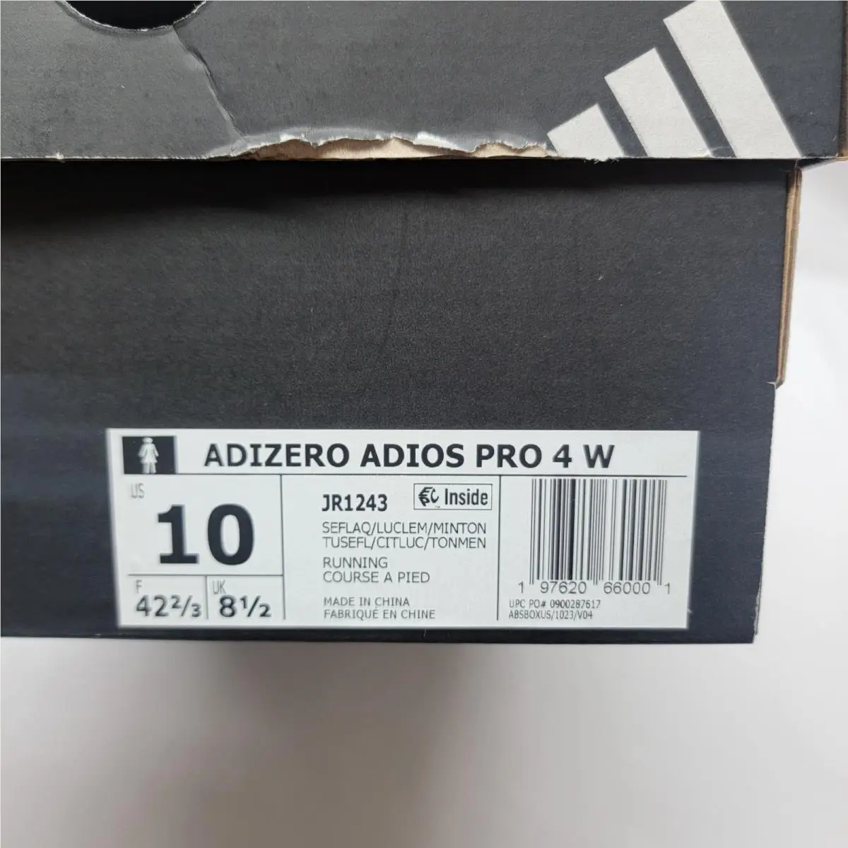 Adidas shoes - adidas Adizero Adios Pro 4 - JR1243 - Semi Flash / Aqua / Lucid Lemon (UPC: 197620660001) 11