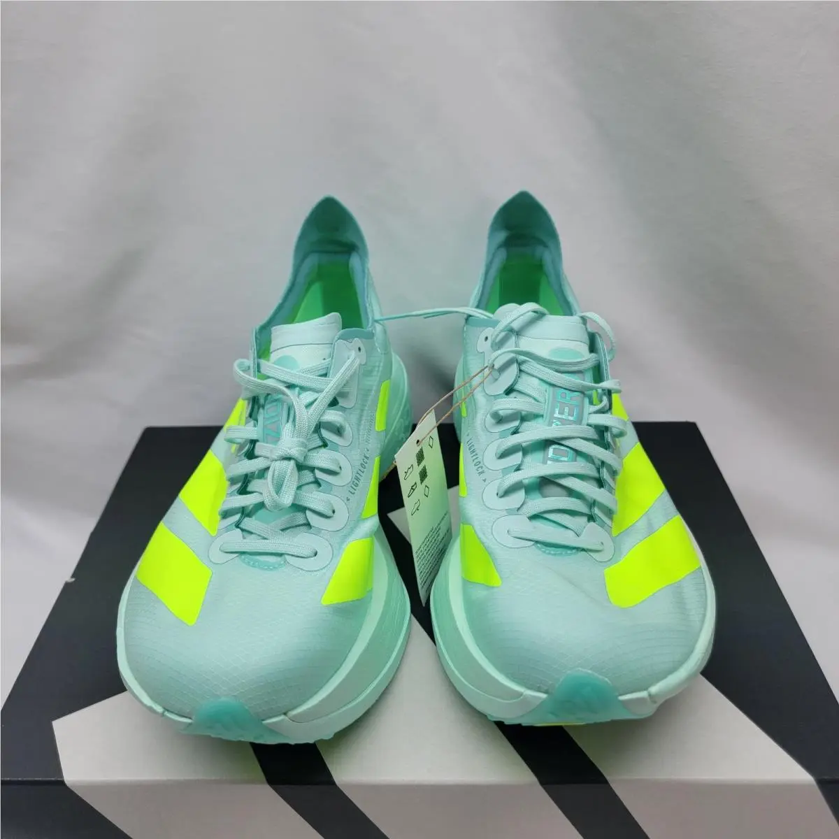 Adidas shoes - adidas Adizero Adios Pro 4 - JR1243 - Semi Flash / Aqua / Lucid Lemon (UPC: 197620660001) 2