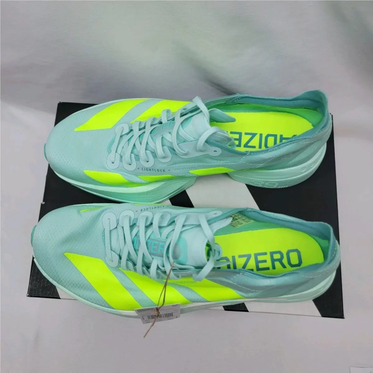 Adidas shoes - adidas Adizero Adios Pro 4 - JR1243 - Semi Flash / Aqua / Lucid Lemon (UPC: 197620660001) 3