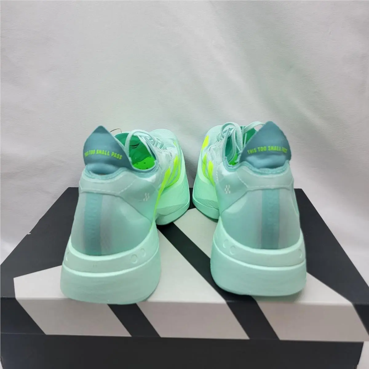 Adidas shoes - adidas Adizero Adios Pro 4 - JR1243 - Semi Flash / Aqua / Lucid Lemon (UPC: 197620660001) 4