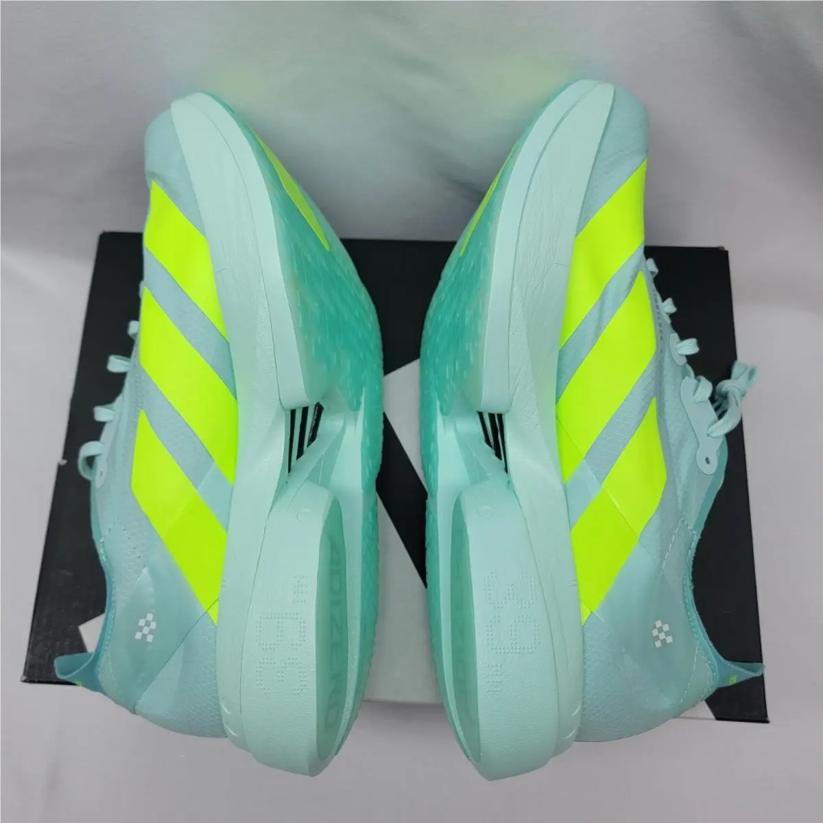 Adidas shoes - adidas Adizero Adios Pro 4 - JR1243 - Semi Flash / Aqua / Lucid Lemon (UPC: 197620660001) 5