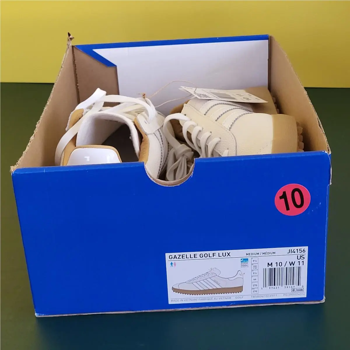 Adidas shoes - adidas Gazelle Golf Lux - Gazelle Golf Lux - JI4156 - White (UPC: 197621799076) 3