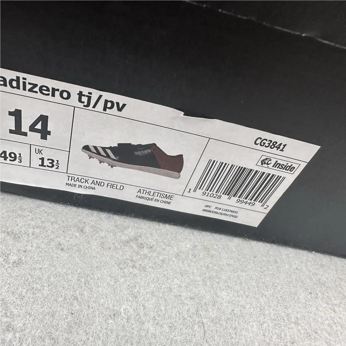 Adidas shoes - adidas Adizero - Adizero - CG3841 - Black 9