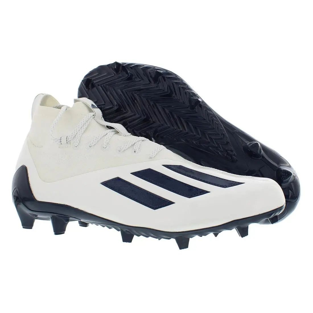 Adidas SM Adizero Primeknit 21 Mens Shoes Size 12 Color: Footwear White/navy - Footwear White/Navy Blue, Main: White