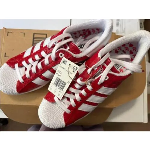 Adidas shoes - adidas Superstar - Superstar - FZ1836 - Red/White 6