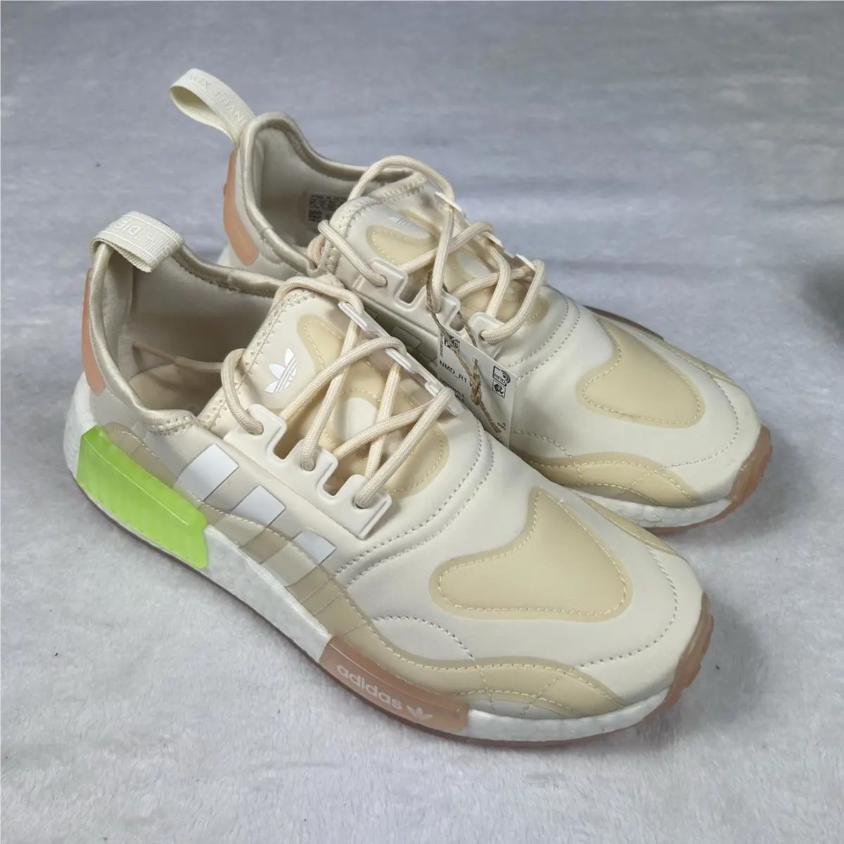 Adidas shoes - adidas NMD R1 - NMD - GZ9281 - Tan/White/Green (UPC: 0191985434369) 5