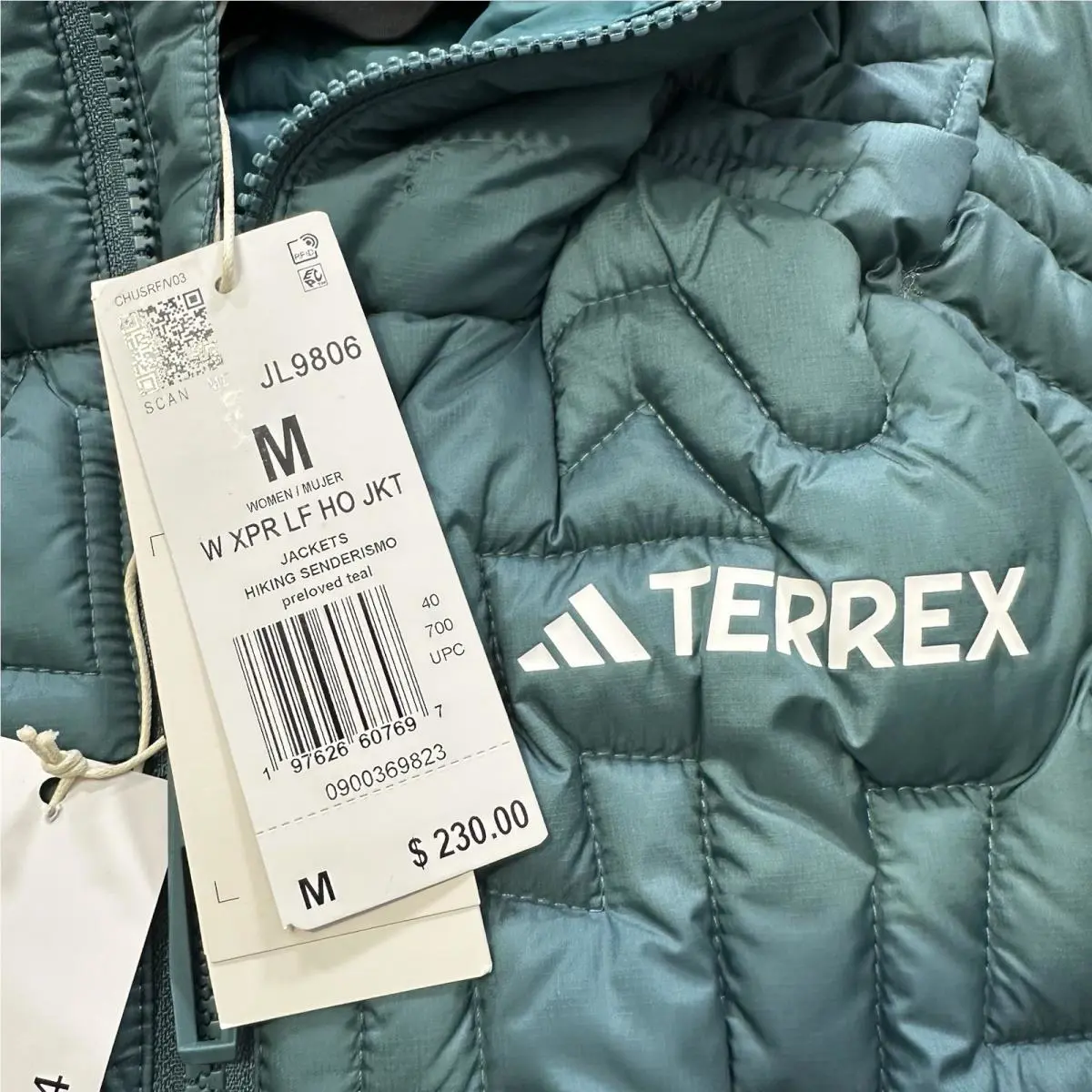 Adidas clothing - Adidas Terrex Primaloft - Terrex Primaloft - JL9806 - Green (UPC: 197626607697) 1