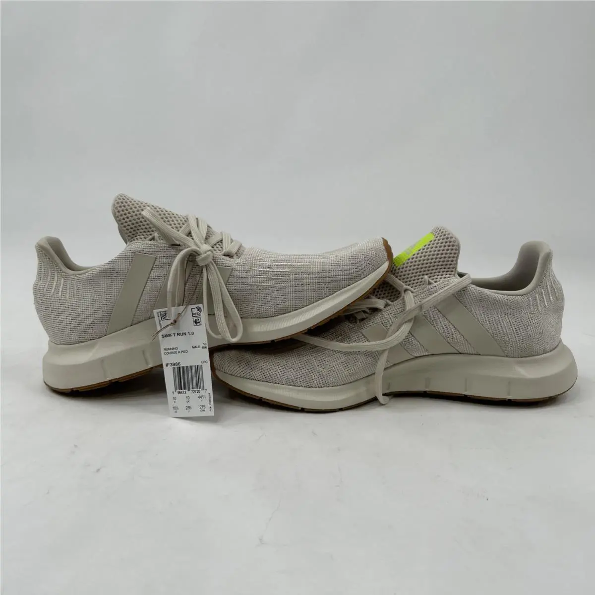 Adidas Men`s Swift Run 1.0 Sneaker Alumina/lucid Lemon 7.5 US