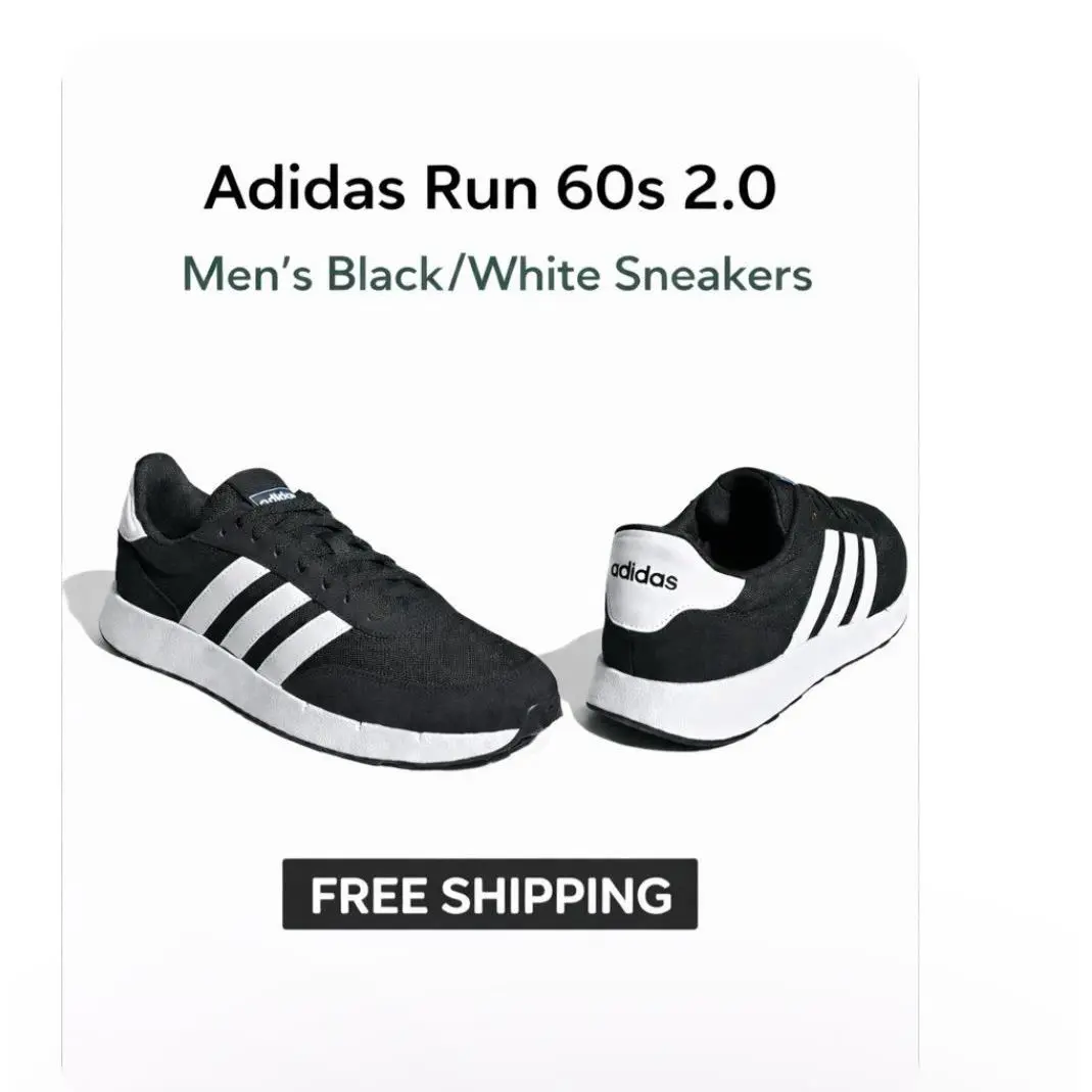 Adidas shoes - adidas Run 60S - Run - Black/White 0