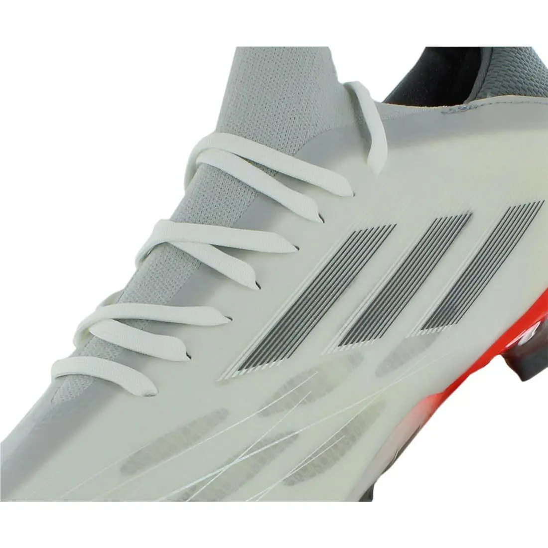 Adidas shoes - Cloud White/Iron Metallic/Solar Red, Main: White (UPC: 191985068342) 1