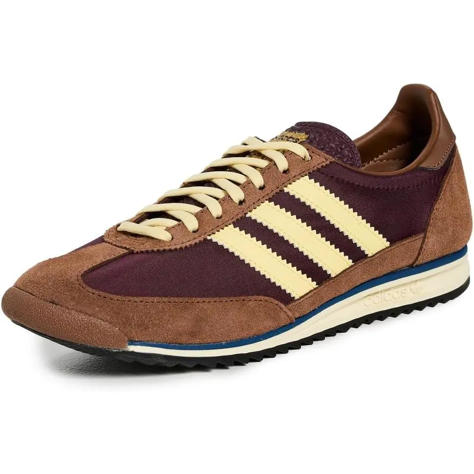 Adidas. SL 72 OG Women’s Sneakers Size 9 Wide Maroon Yellow Retro Running Shoes