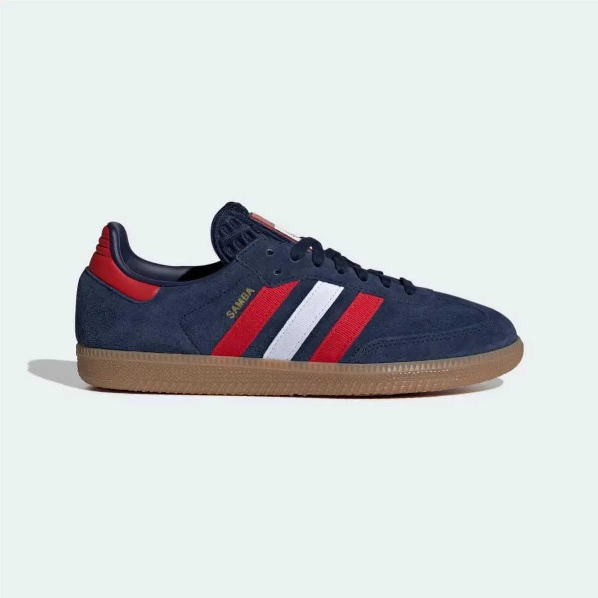 8M / 9W - Men`s Adidas Samba OG Shoes `night Indigo` IH6828