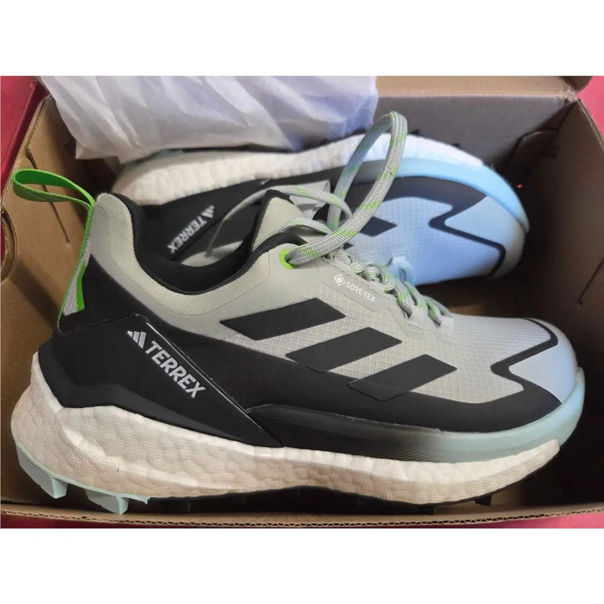 Adidas Terrex Free Hiker 2 Low Gtx Women’s Shoes Turquoise Size 6 Waterproof
