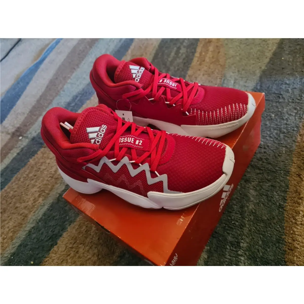 Adidas D.o.n. Issue 2 x Donovan Mitchell Mid Red Size 5.5