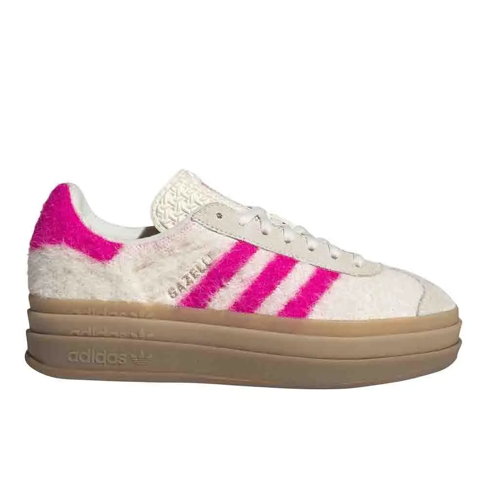Adidas Gazelle Bold Lace Up Womens Size 10 M Sneakers Casual Shoes JS3908