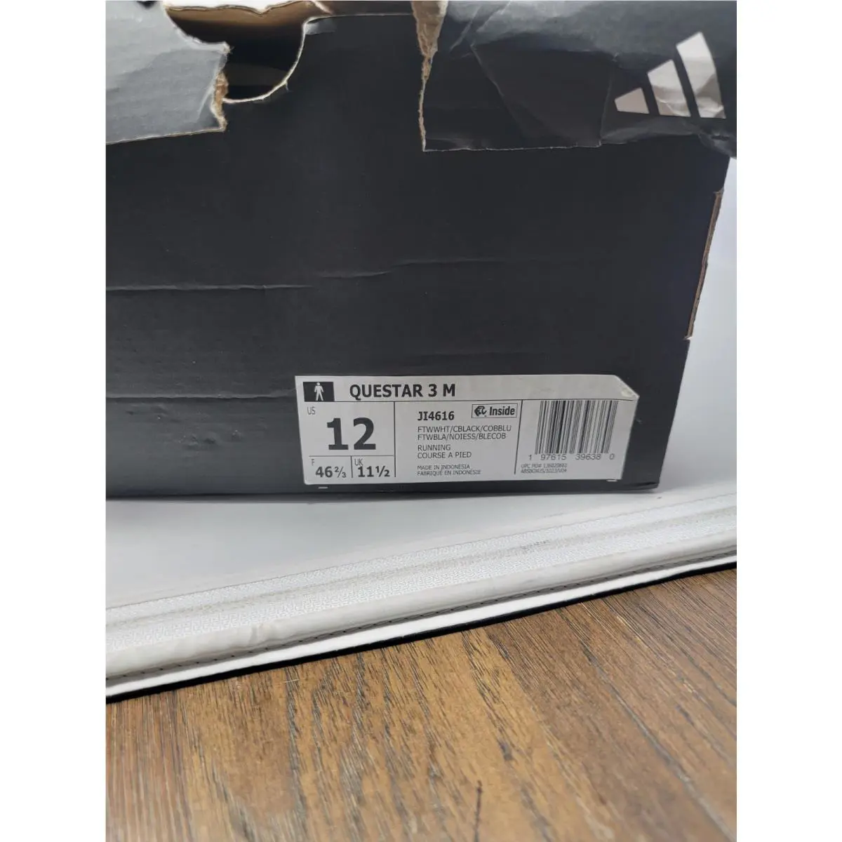 Adidas shoes - Questar 3 - Questar - Lucid Blue / Cloud White / Lucid Lemon 7