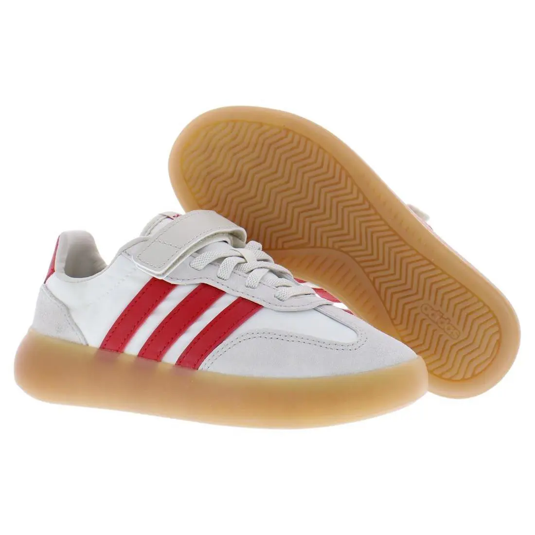 Adidas Barreda Decode EL PS Boys Shoes Size 2 Color: Off White/better - Off White/Better Scarlet/Alumina, Main: Off-White