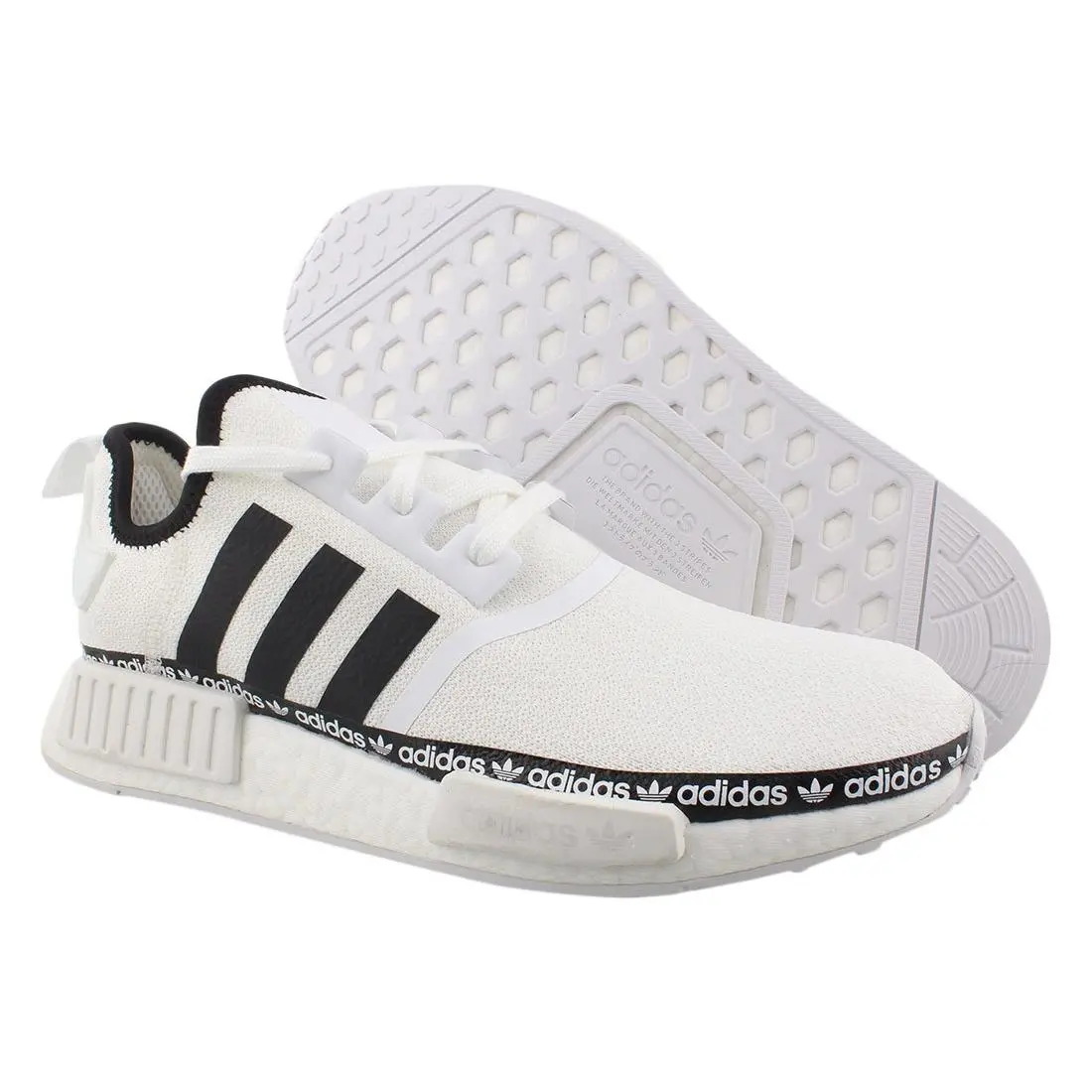 Adidas NMD_R1 Mens Shoes Size 6 Color: Cloud White/core Black - Cloud White/Core Black, Main: White