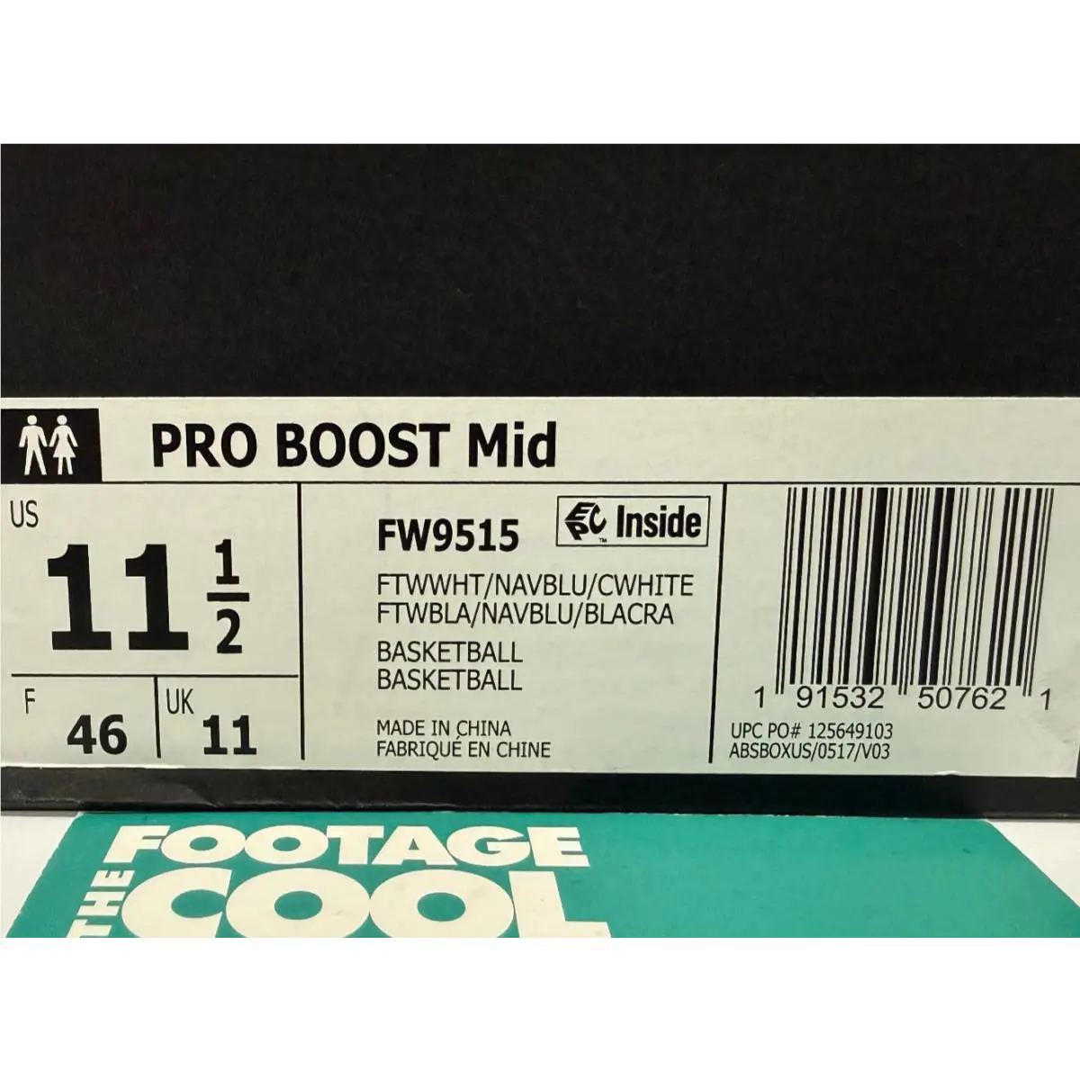 Adidas shoes - Adidas Pro Boost Mid - Pro Boost Mid - FW9515 - White 10