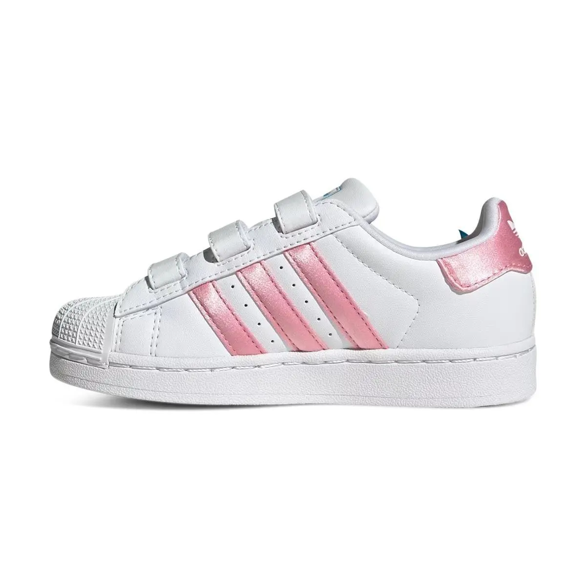 Little Kids Adidas Superstar II Cf_white/light Pink/aquamarine IH1735-SIZE 3