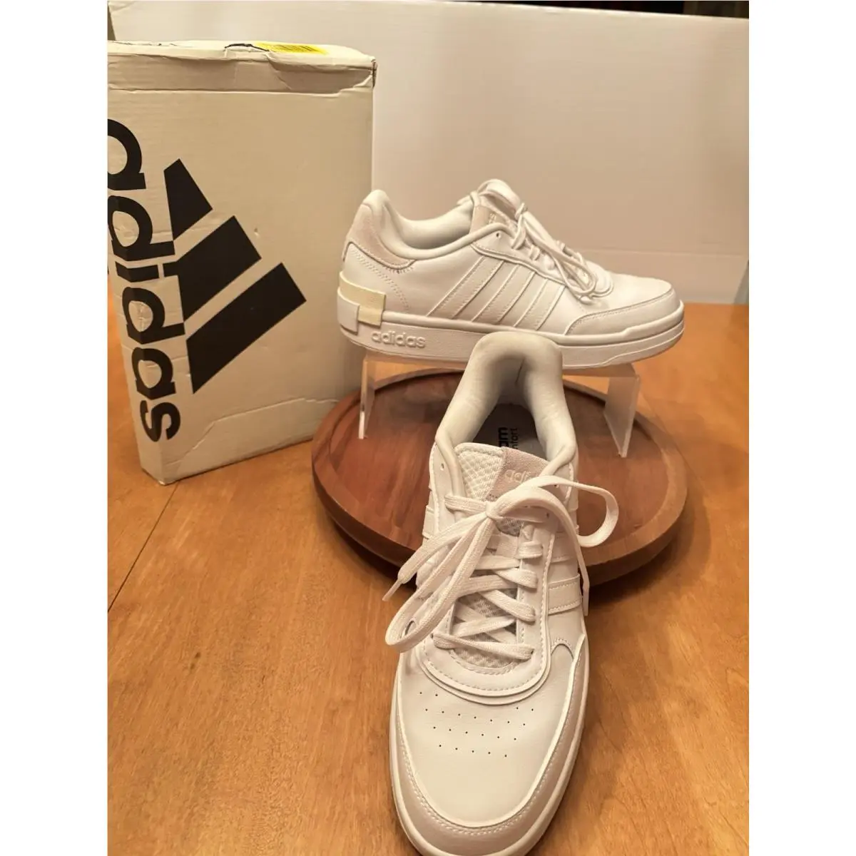 Adidas Women Postmove SE White Athletic Shoes Sneakers Basketball 9