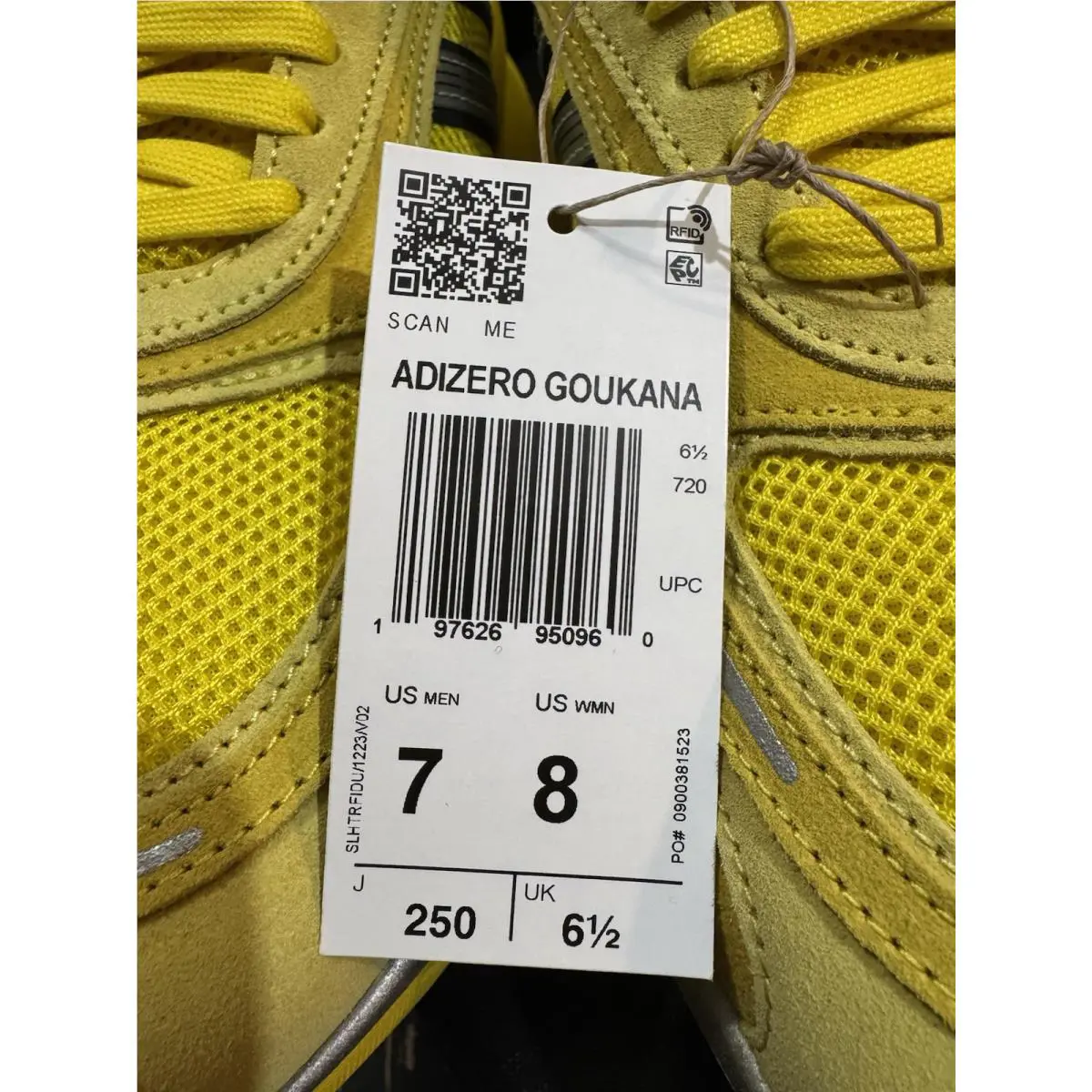 Adidas shoes - adidas Adizero Goukana - Adizero Goukana - JP7177 - Yellow 2