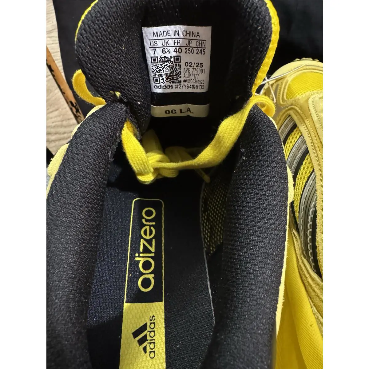 Adidas shoes - adidas Adizero Goukana - Adizero Goukana - JP7177 - Yellow 6