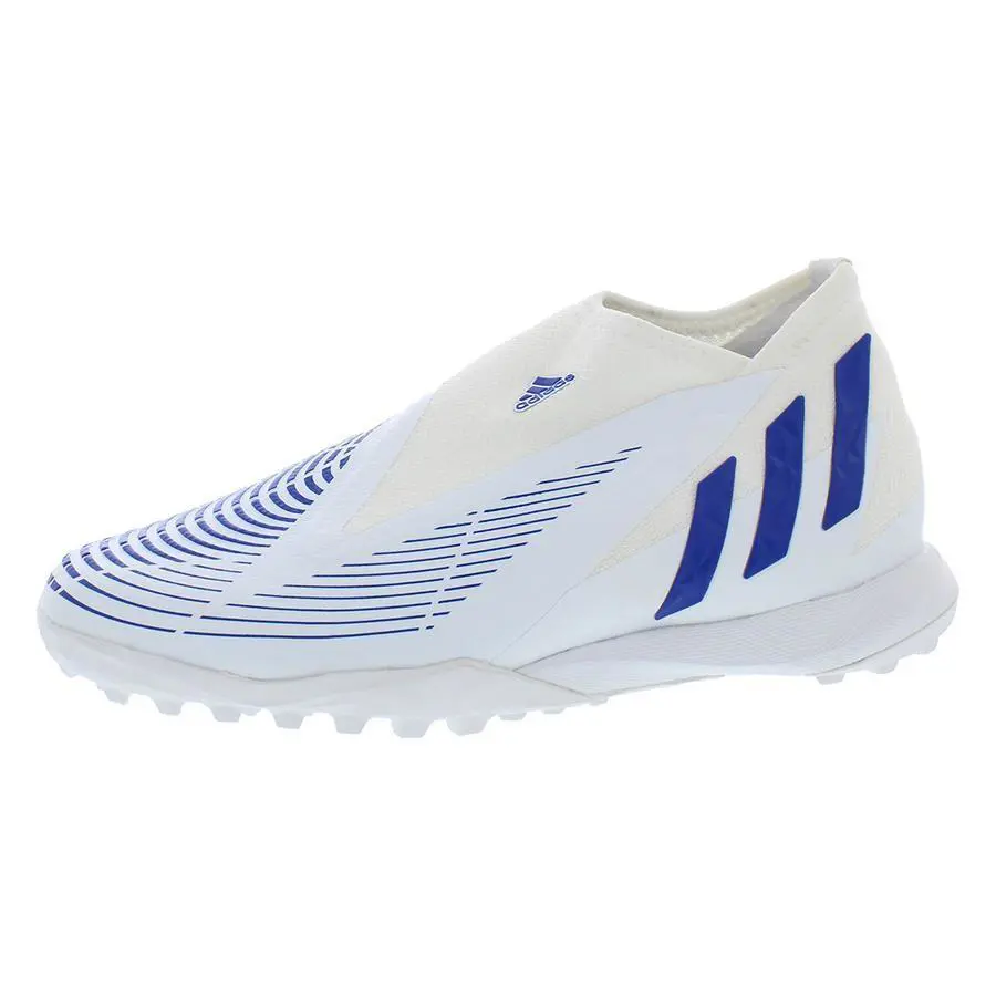 Adidas shoes - Cloud White/Hi-Res Blue/Cloud White, Main: White (UPC: 195734211294) 3