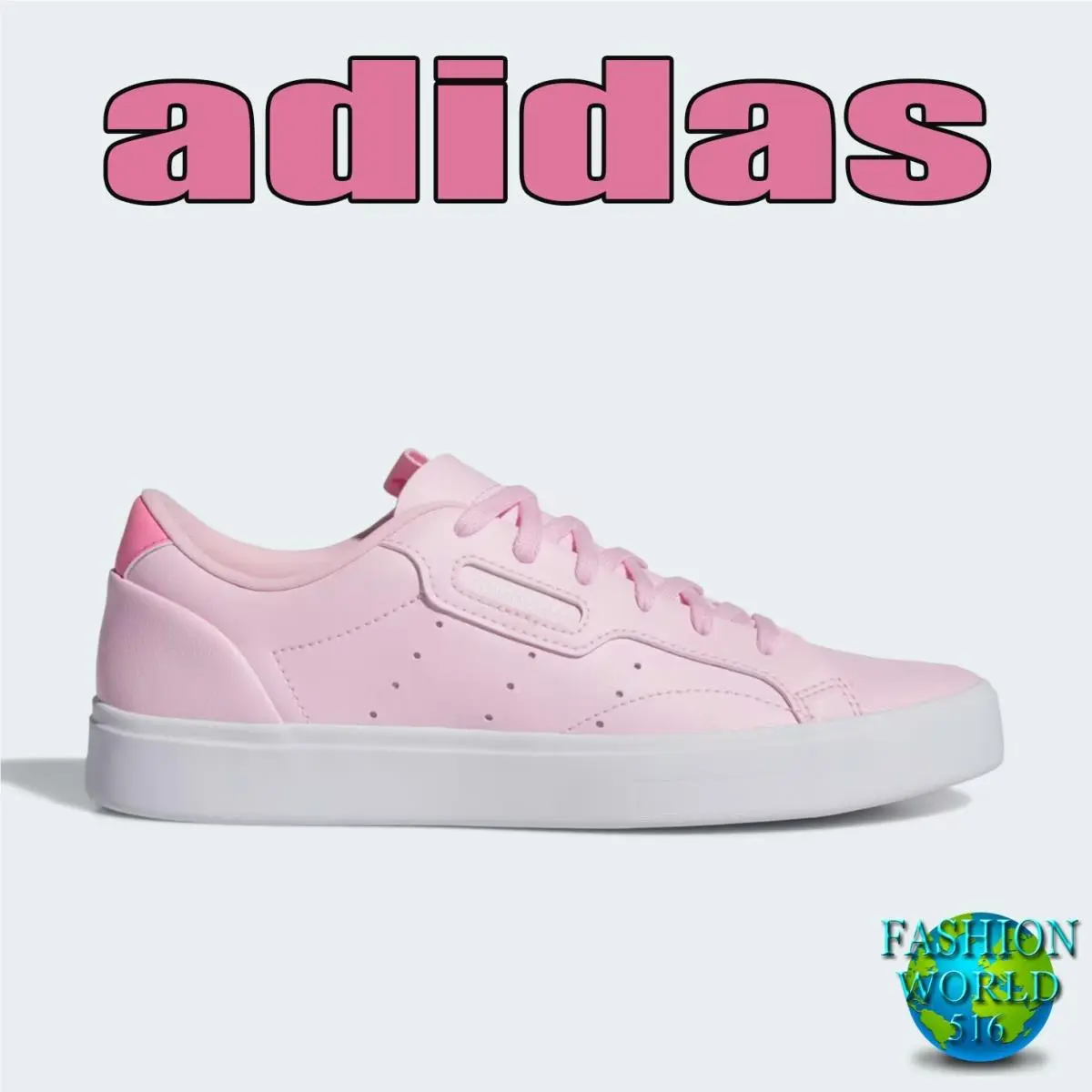 Adidas Originals Sleek Women`s Shoes Sneakers Size 9.5 Pink