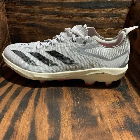 Adidas Adizero Baseball Cleats Mens Sz 13 Electric+ Tpu Lucid Pink Gray ID0942
