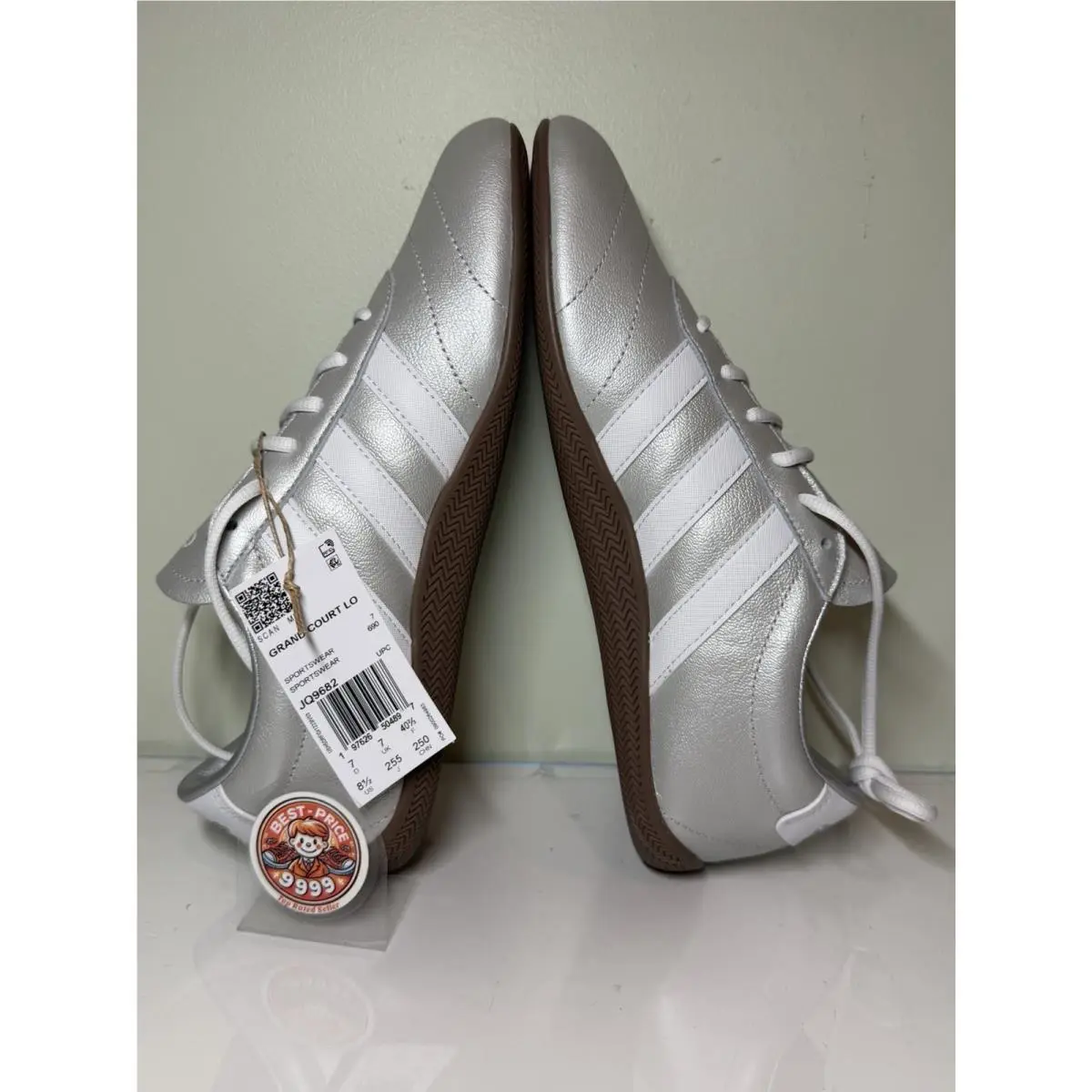 Adidas shoes - adidas Grand Court LO - Grand Court - J19682 - Silver 0