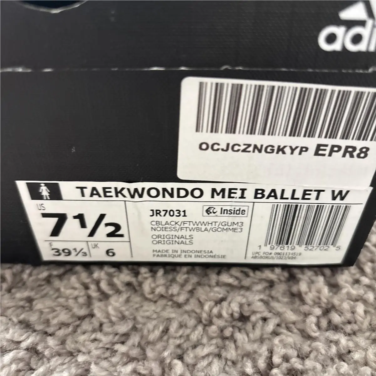 Adidas shoes - adidas Taekwondo - Taekwondo - JR7031 - Black 1