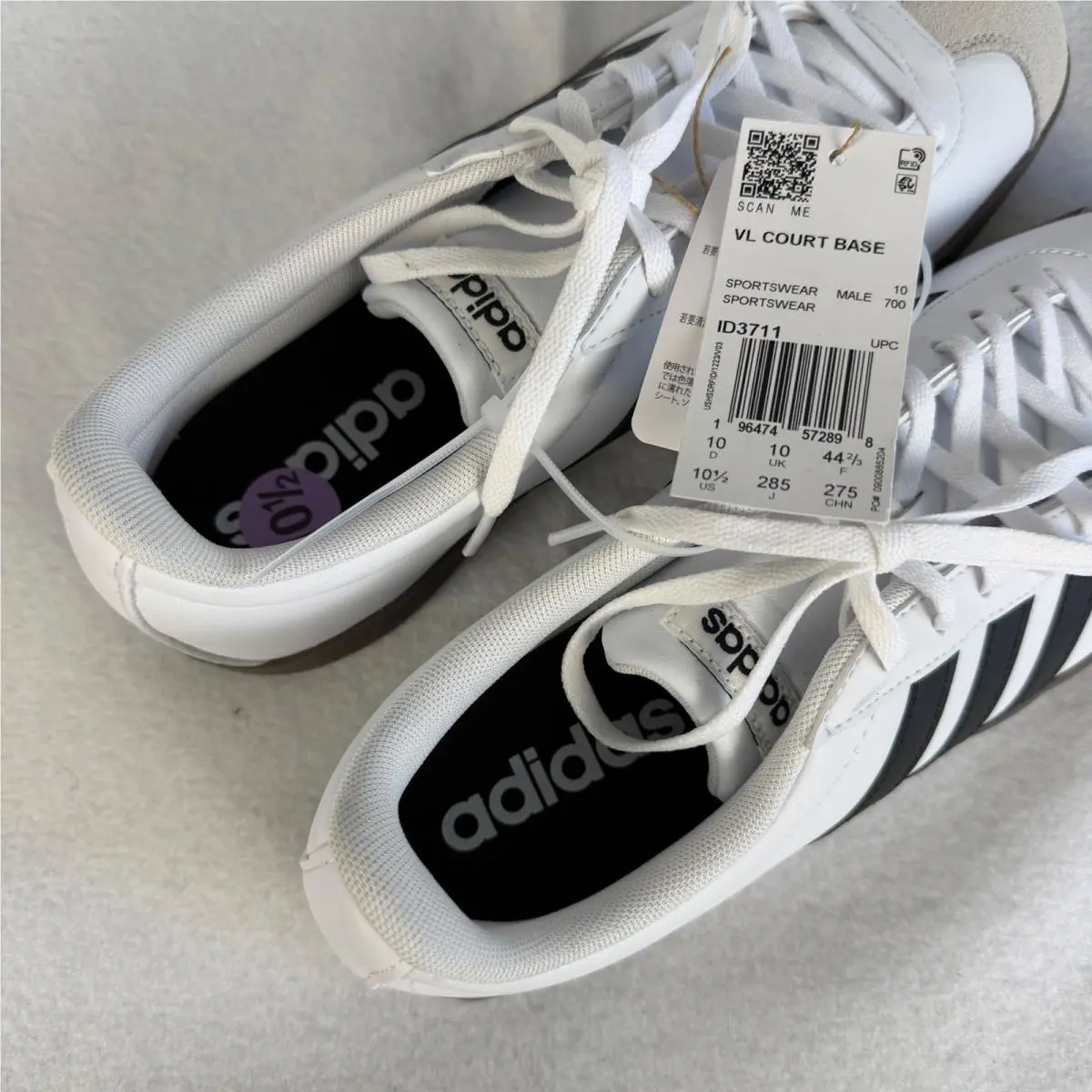 Adidas shoes - VL Court Base - Court Base - White 7