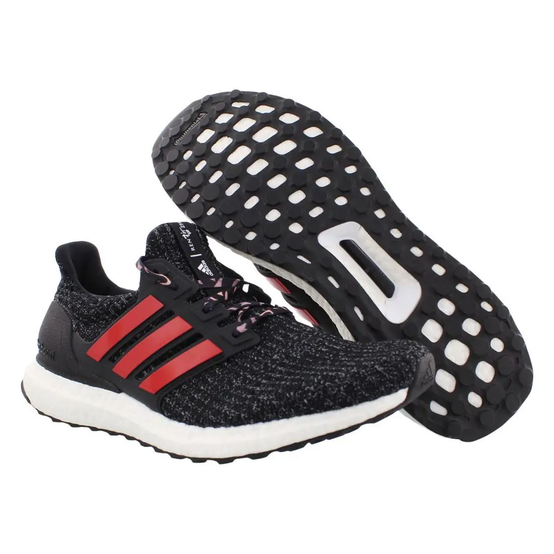 Adidas Ultraboost Mens Shoes Size 7 Color: Core Black/scarlet/grey Three - Core Black/Scarlet/Grey Three, Main: Black