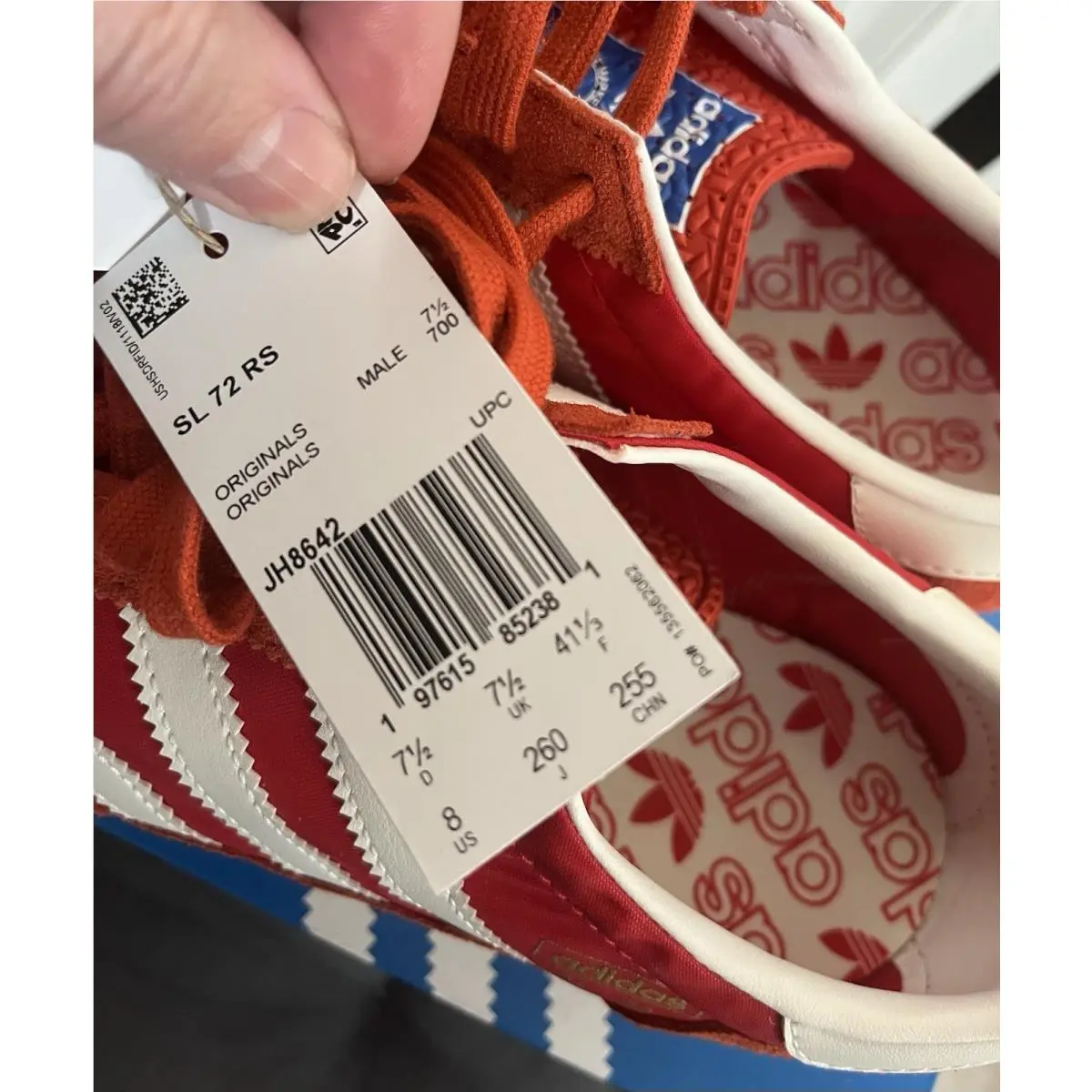 Adidas shoes - adidas SL 72 RS - Red 4