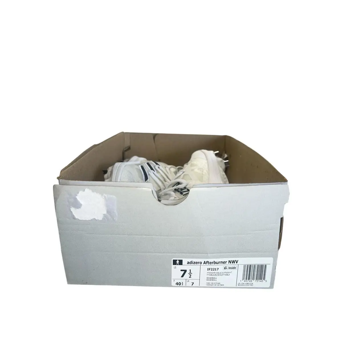Adidas shoes - adidas adizero Afterburner - adizero Afterburner - IF2217 - White (UPC: 0195749721405) 3