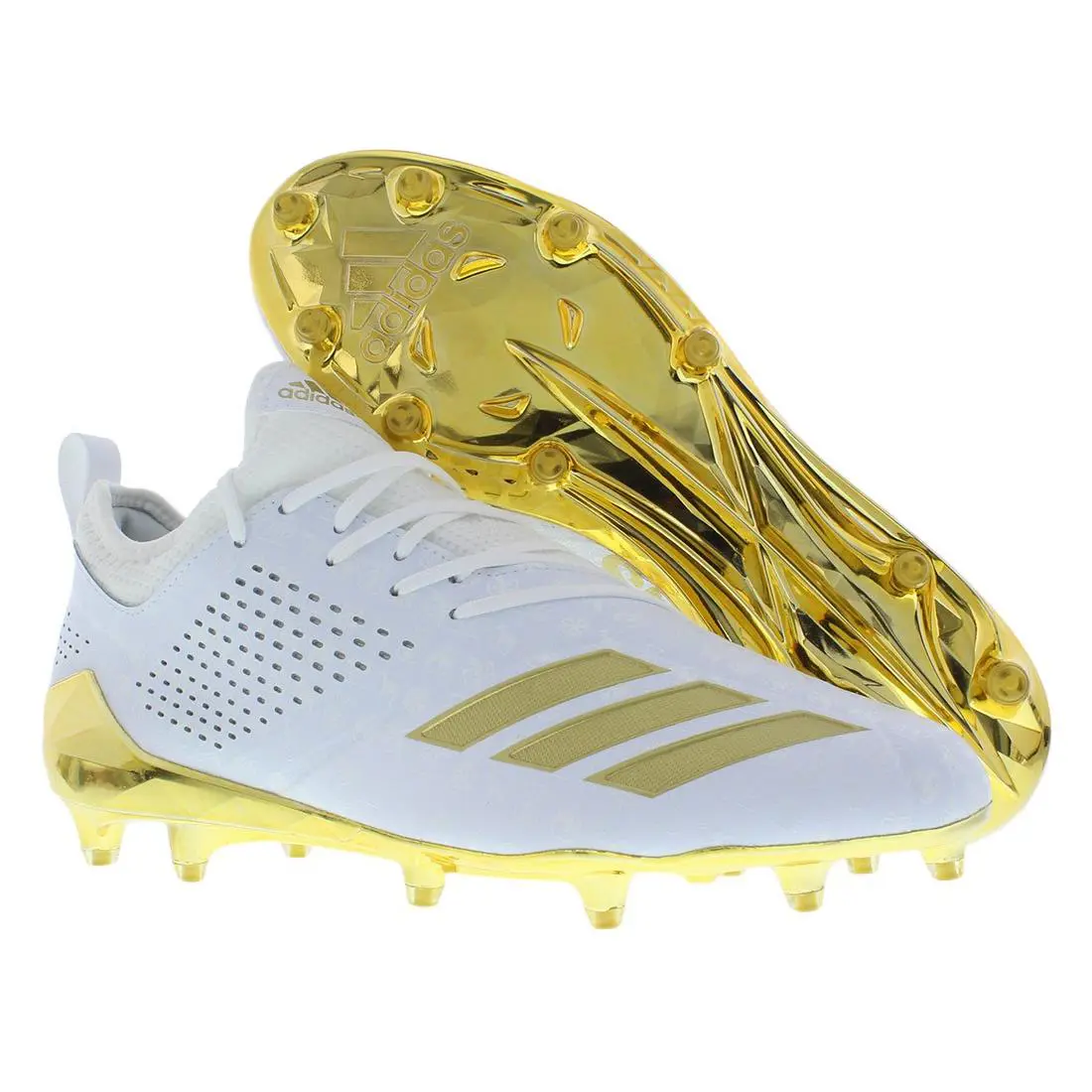 Adidas Adizero 5-Star 7.0 Mens Shoes Size 13.5 Color: White/metallic Gold - White, Main: White